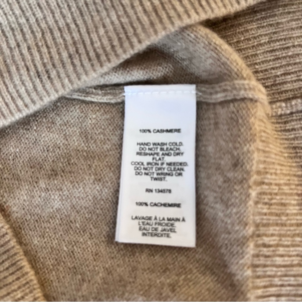 Vineyard Vines Cashmere by Shep & Ian Golf Oatmeal Heather Size XXSmall - Picture 6 of 9